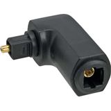 InLine OPTO Audio Adapter, , Toslink Buchse / Stecker, 90° gewinkelt