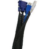 (€4,94*/1m) Good Connections 1.80m Kabelschlauch 32mm Schwarz