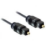 Good Connections Toslink Anschlusskabel Toslink F-05 Stecker auf Toslink F-05 Stecker Schwarz/Silber Ø 2.2mm