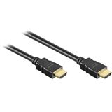 (€7,80*/1m) 0.50m Good Connections HDMI1.4 Anschlusskabel High-Speed mit Ethernet 19pol HDMI Stecker auf 19pol HDMI Stecker Schwarz
