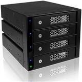 ICY BOX IB-544SSK 4fach SAS/SATA Wechselrahmen für 3.5" Festplatten (54104)